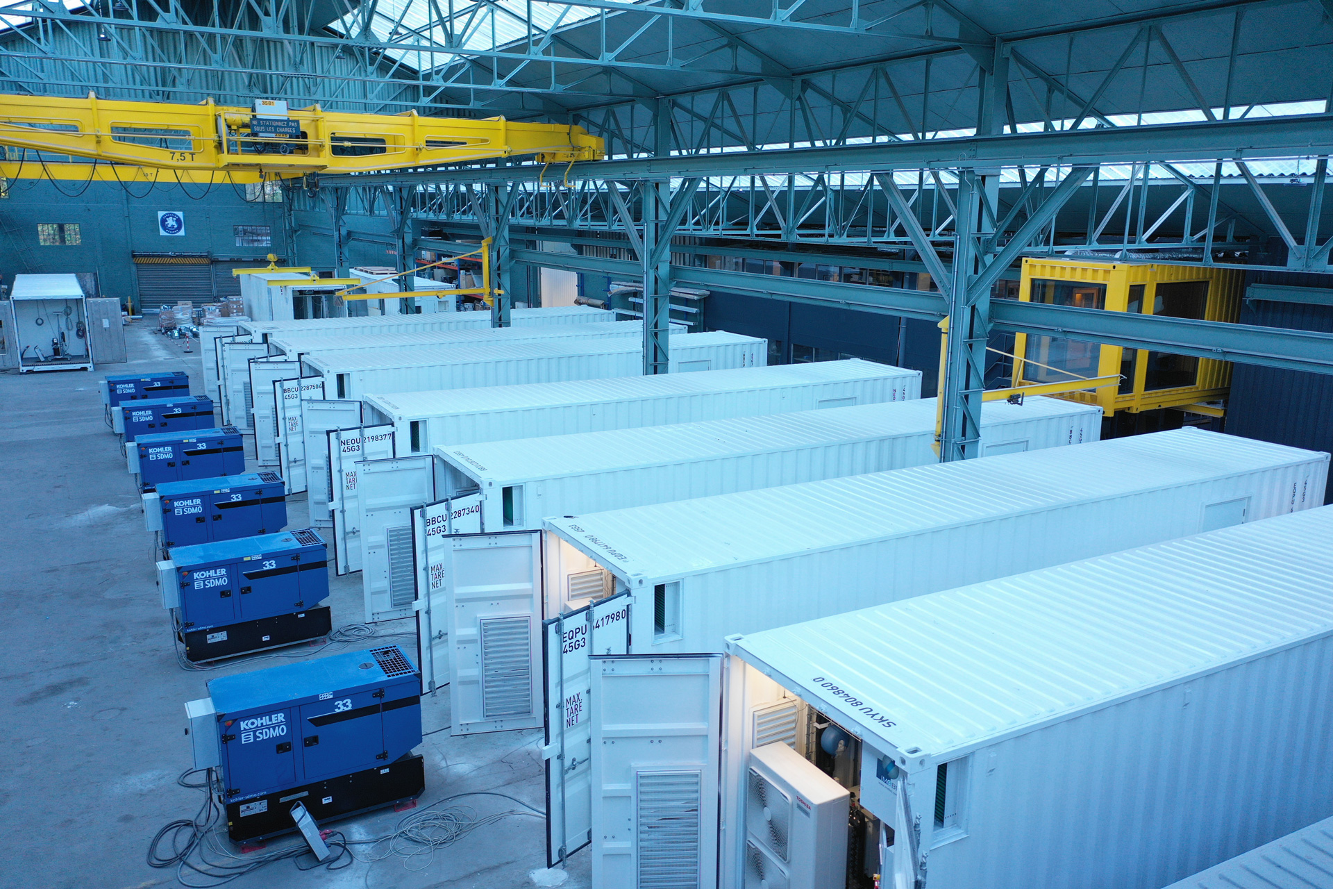 Usine 6000m² containers 